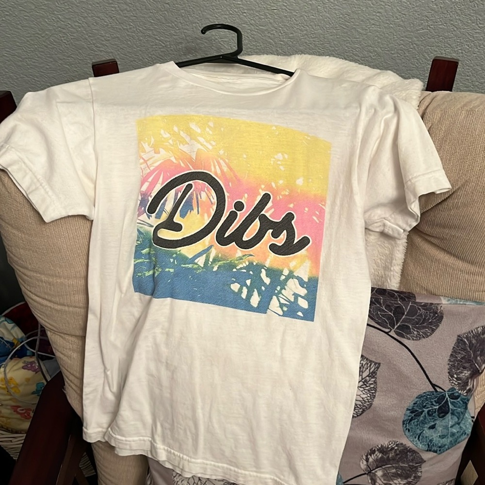 Adult xs white dibs shirt